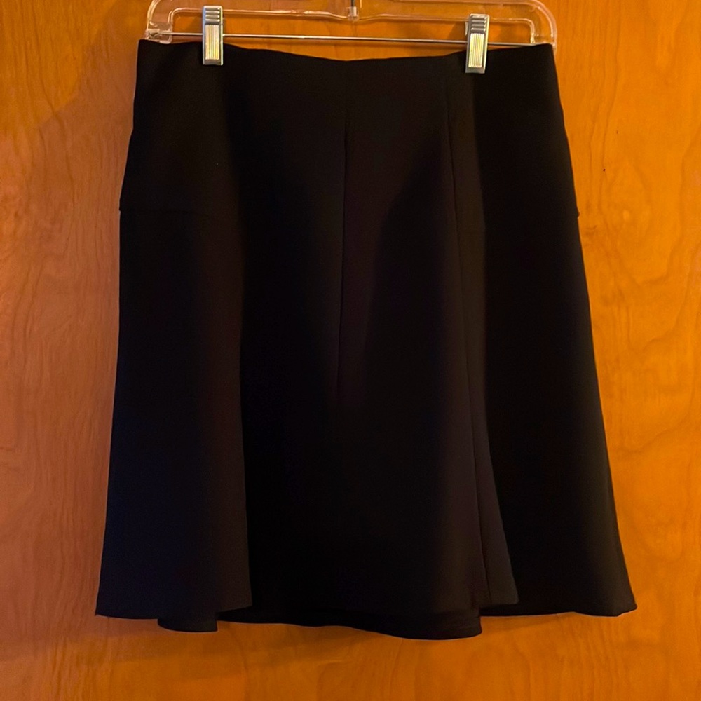 Black Flare Lined Mini Skirt, Women’s Size 2
